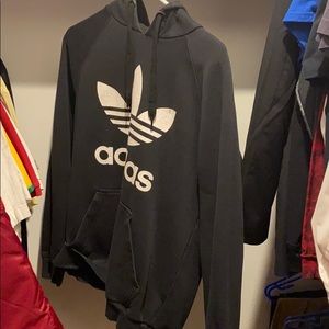 Black Basic Adidas Hoodie